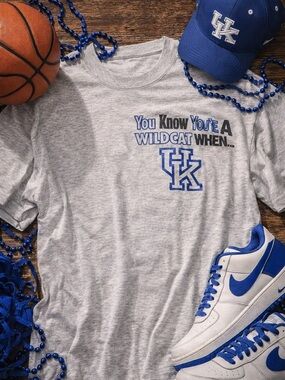 Kentucky Wildcats Vintage Graphic T Shirt USA Made NCAA UK Tee M